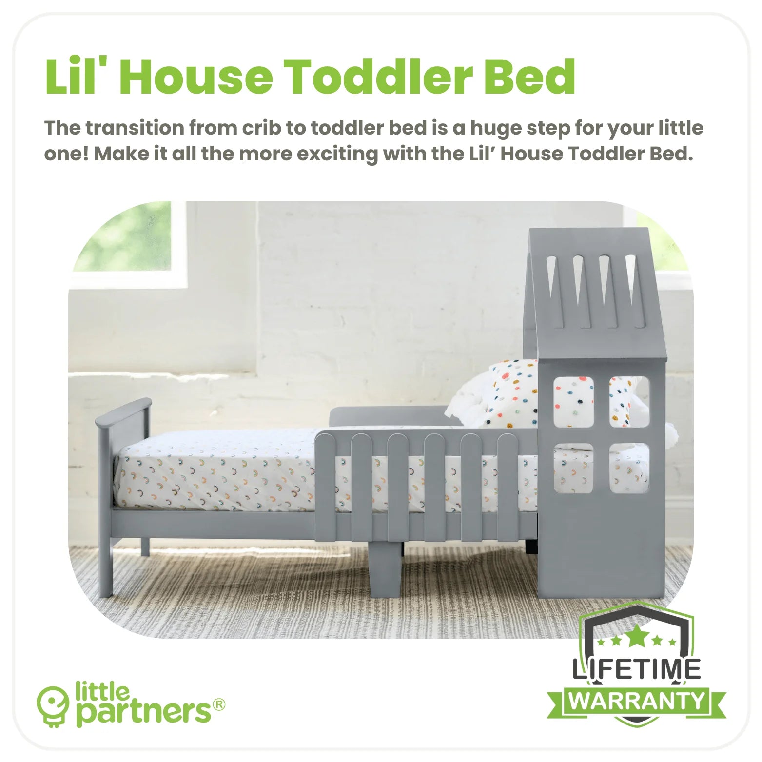 Little Partners Lil' House Toddler Bed- Strolleria