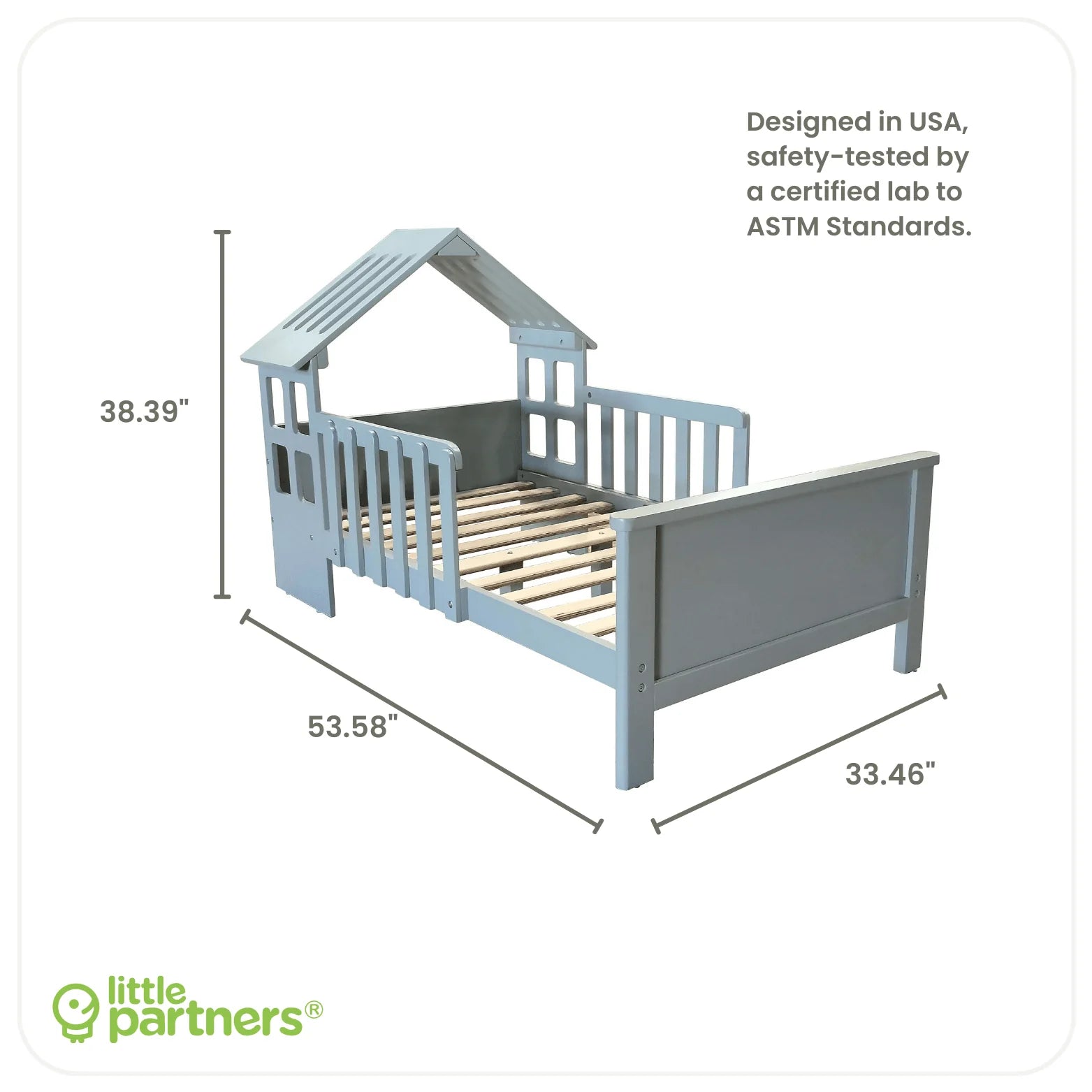 Little Partners Lil' House Toddler Bed- Strolleria