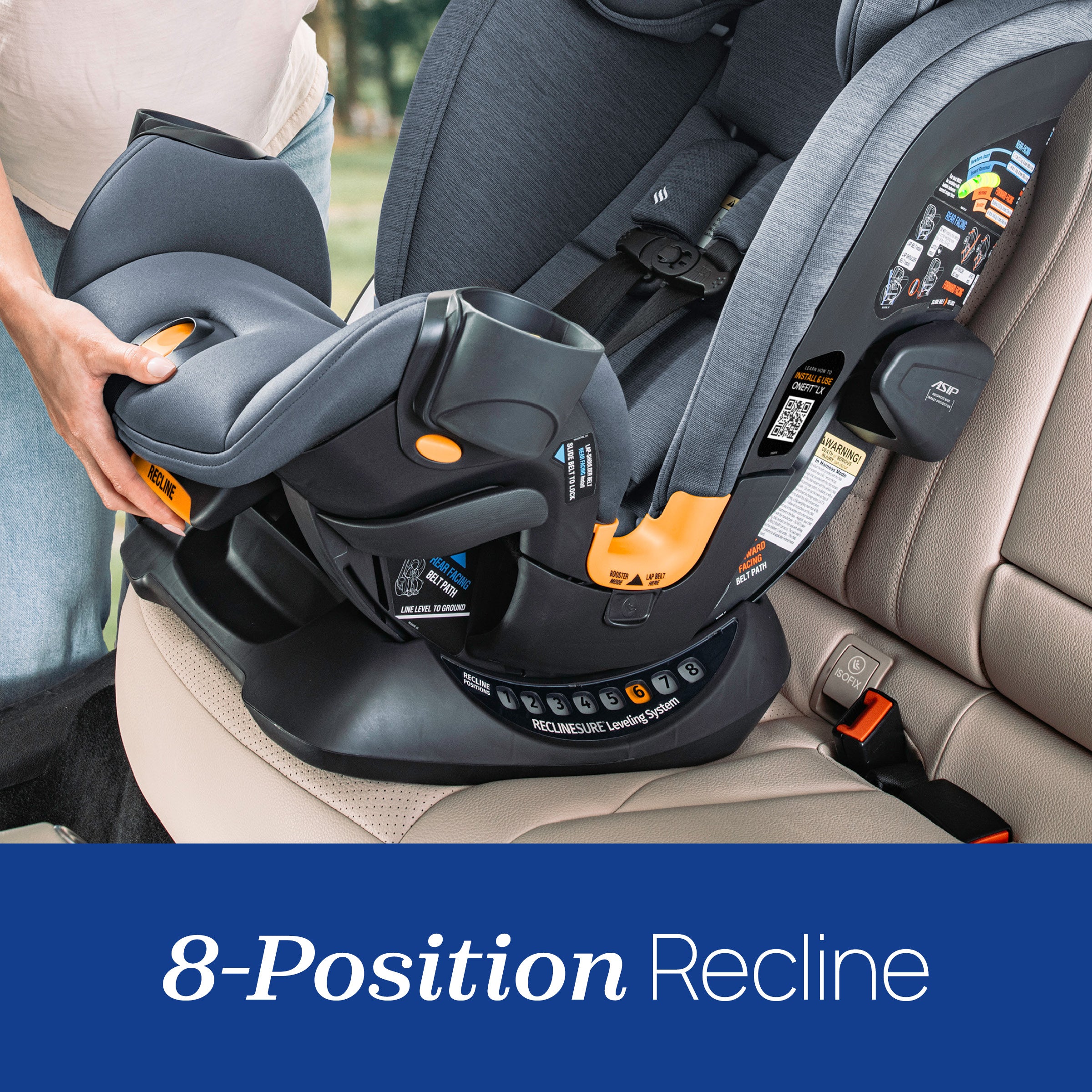 Chicco OneFit LX ClearTex All-in-One Car Seat- Strolleria