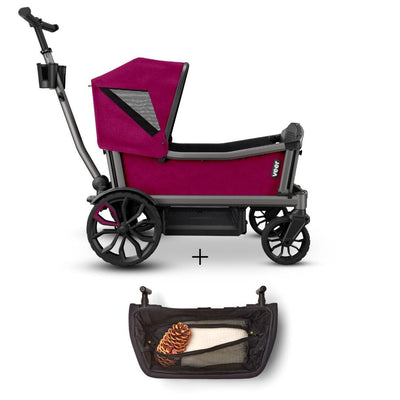 Veer Cruiser City / City XL Wagon, Foldable Storage Basket, and Canopy Bundle