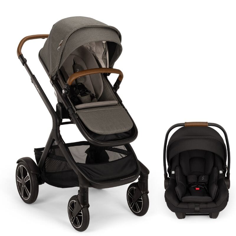 Nuna DEMI Next Stroller, Rider Board and PIPA aire RX Travel System