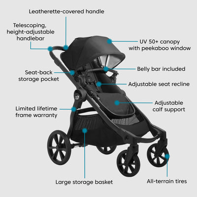 Baby Jogger City Select® 2 Travel System - Lunar Black