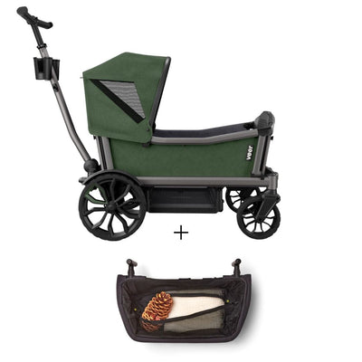 Veer Cruiser City / City XL Wagon, Foldable Storage Basket, and Canopy Bundle