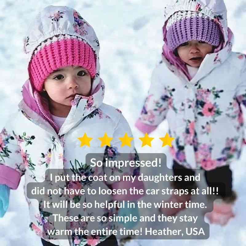 Onekid Car Seat Coat | The Road Coat Vegan - Floral Print- Strolleria