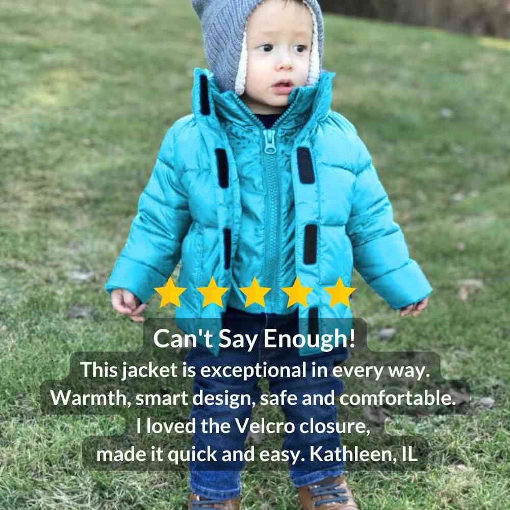 Onekid Car Seat Coat | The Road Coat Vegan - Aqua- Strolleria