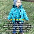 Onekid Car Seat Coat | The Road Coat Vegan - Aqua - Bambi Baby