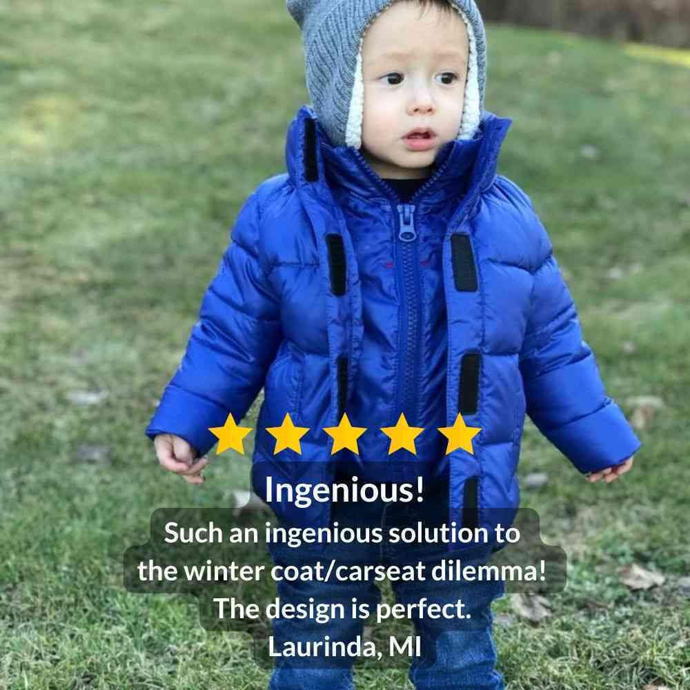 Onekid Car Seat Coat | The Road Coat Vegan - Royal Blue- Strolleria