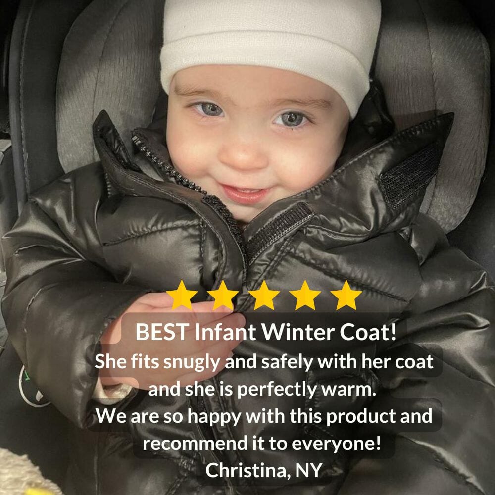 Onekid Car Seat Coat | The Road Coat Vegan - Black- Strolleria