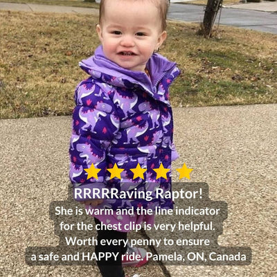 Onekid Car Seat Coat | The Road Coat Vegan - Purple Raptor