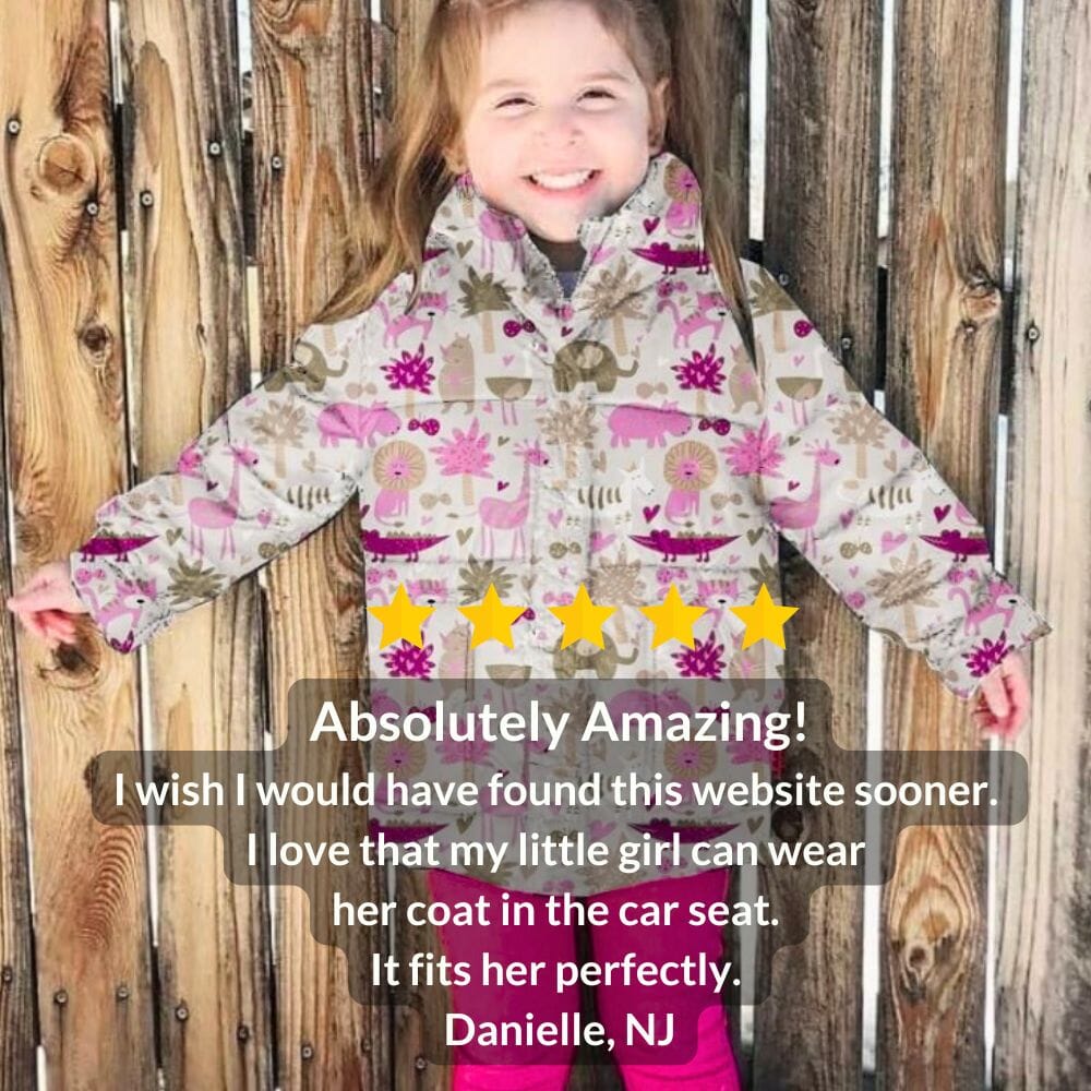 Onekid Car Seat Coat | The Road Coat Vegan - Safari Print- Strolleria