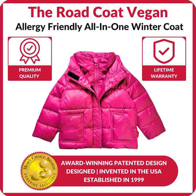 Onekid Car Seat Coat | The Road Coat Vegan - Fuchsia