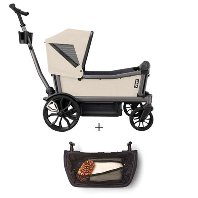 Veer Cruiser City / City XL Wagon, Foldable Storage Basket, and Canopy Bundle