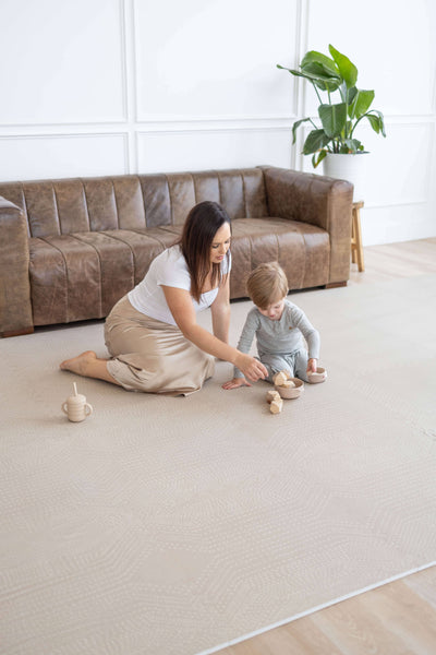 Toddlekind USA Haven Playmat In Deco - Latte