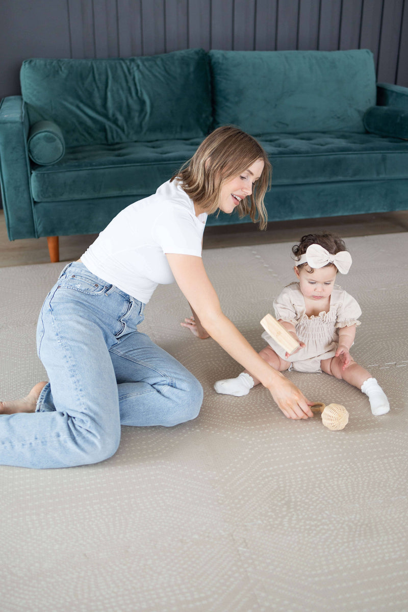 Toddlekind USA Haven Playmat In Deco - Latte
