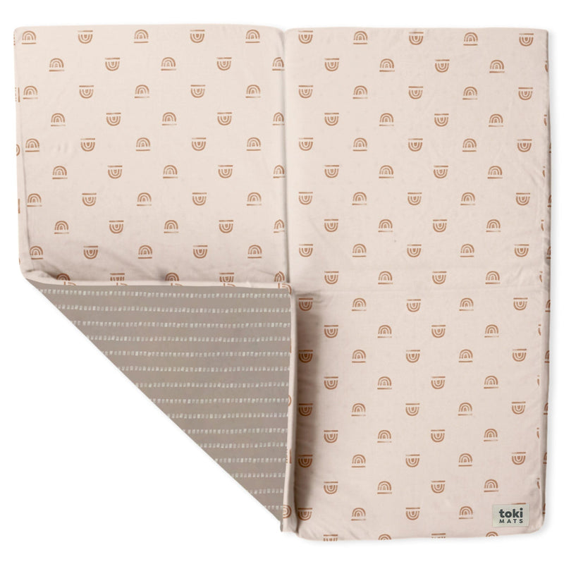 Toki Kids Rainbow Peach Organic Cotton Mat