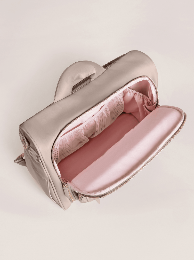 JuJuBe Satchel Diaper Bag - Taupe