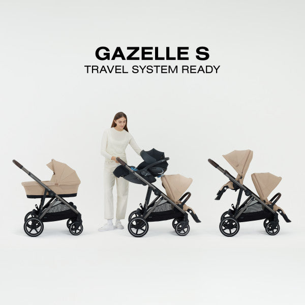 cybex convertible stroller Gazelle S Moon Black/Silver Frame Old Fishing Lures and color-satin-pool-white Color:Crimson/Mat Dp Smoke flat recline