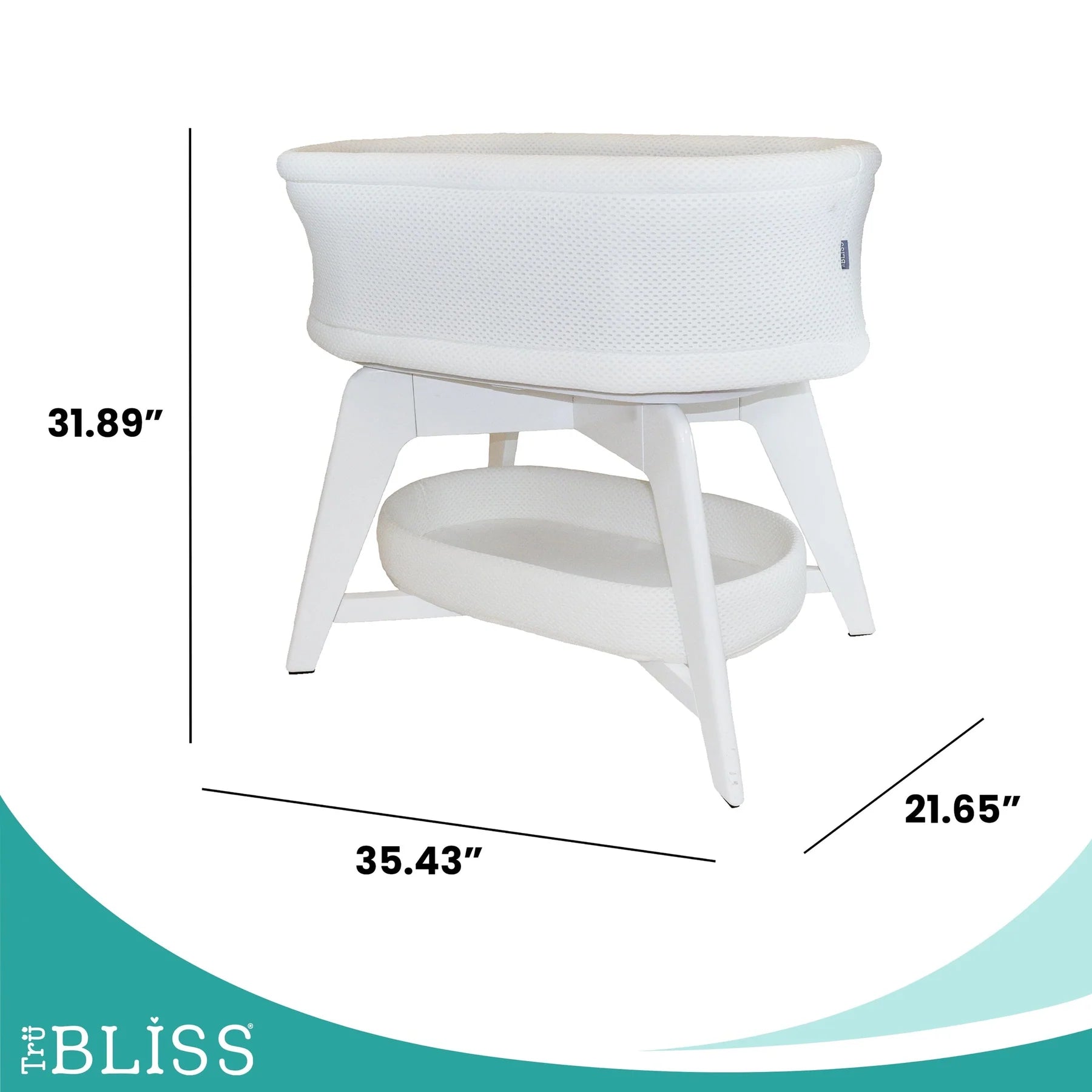 TruBliss Evi Smart Bassinet- Strolleria