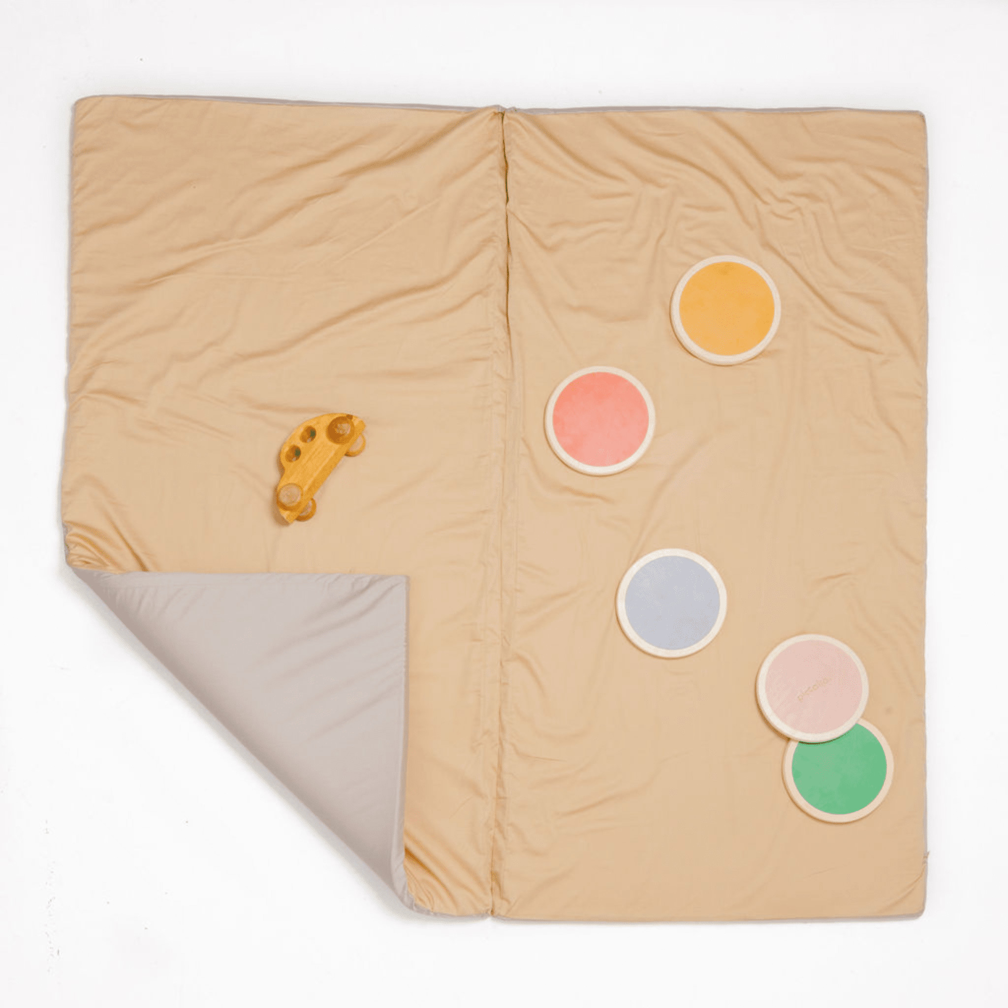 Toki Kids Cloud + Sandcastle Organic Cotton Mat- Strolleria