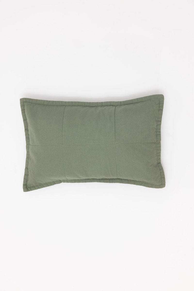 WildBird Linen Quilted Sham & Pillow - Acadian