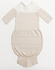 Swaddelini Bamboo Blend Beige Arms Out™ Long Sleeve Sleep Sack - Bambi Baby