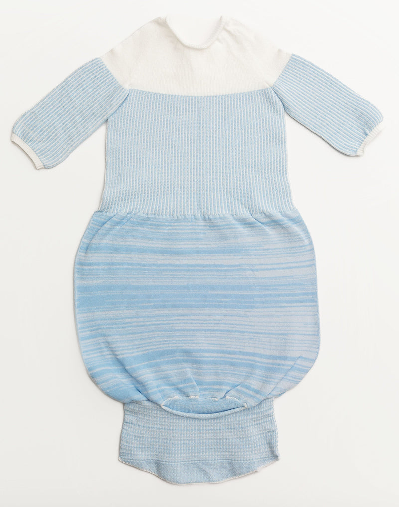 Swaddelini Blue Arms Out™ Long Sleeve Sleep Sack