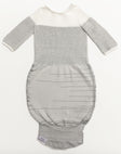 Swaddelini Grey Arms Out™ Long Sleeve Sleep Sack - Bambi Baby