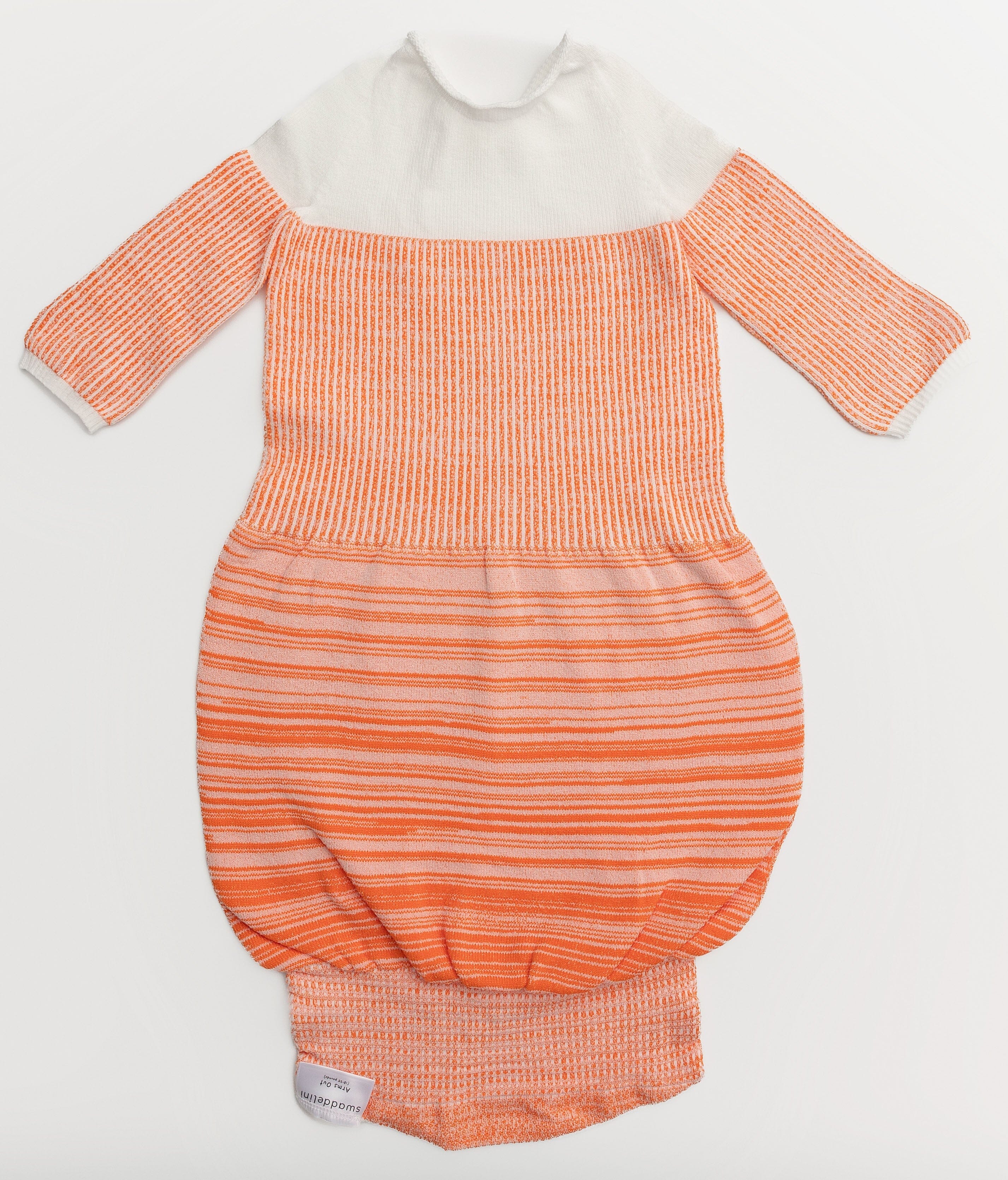 Swaddelini Orange Arms Out™ Long Sleeve Sleep Sack- Strolleria