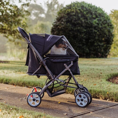 Wonderfold W4 Luxe Pro 4-Seater Stroller Wagon - Black