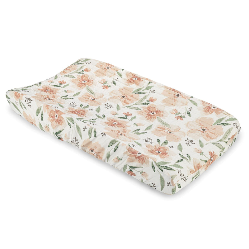 Crane Baby Changing Pad Covers - Floral