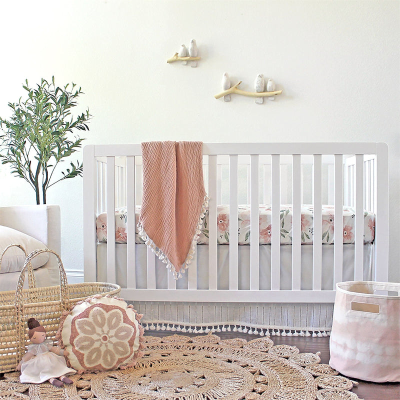 Crane Baby Crib Sheet