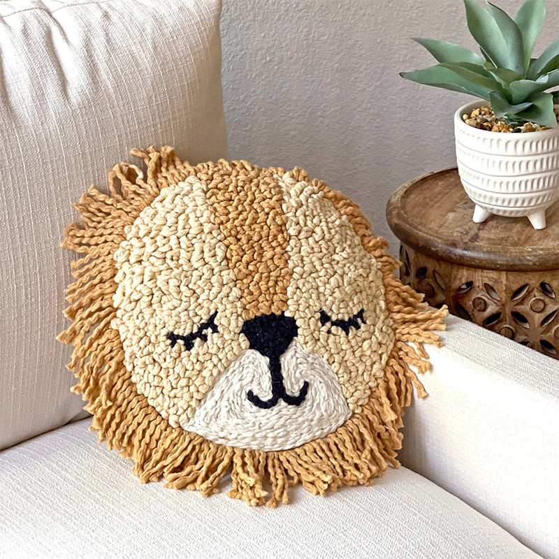 Crane Baby Lion Decorative Pillow