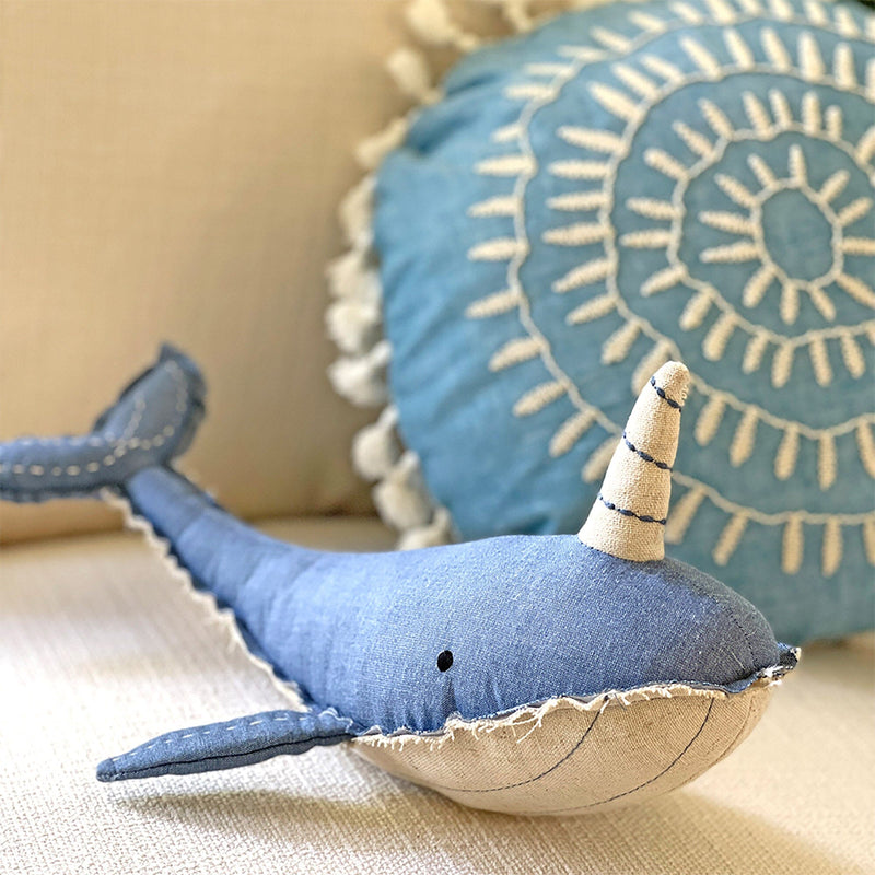 Crane Baby Plush Toy - Whale