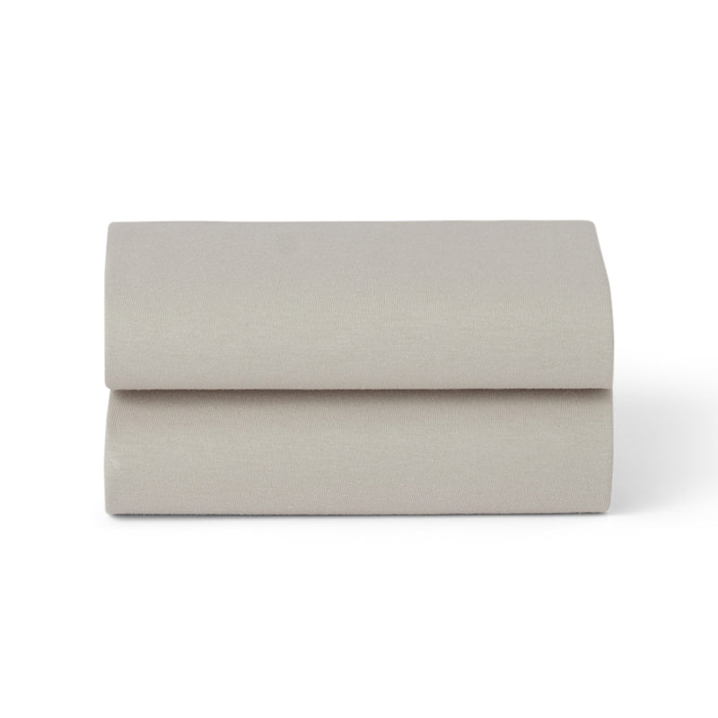 Snuz Bassinet 2 Pack Fitted Sheets - Gray