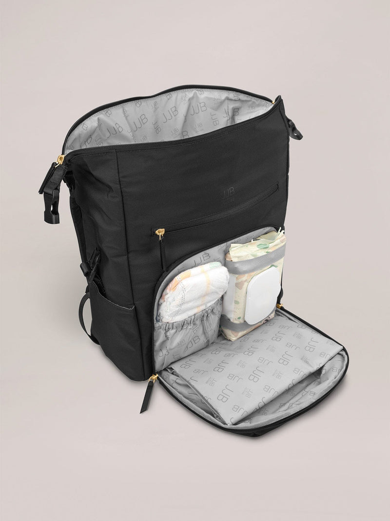 JuJuBe Modern Backpack Diaper Bag - Black
