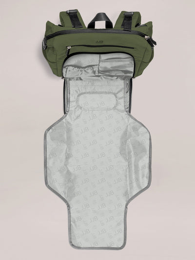 JuJuBe Modern Backpack Diaper Bag - Olive
