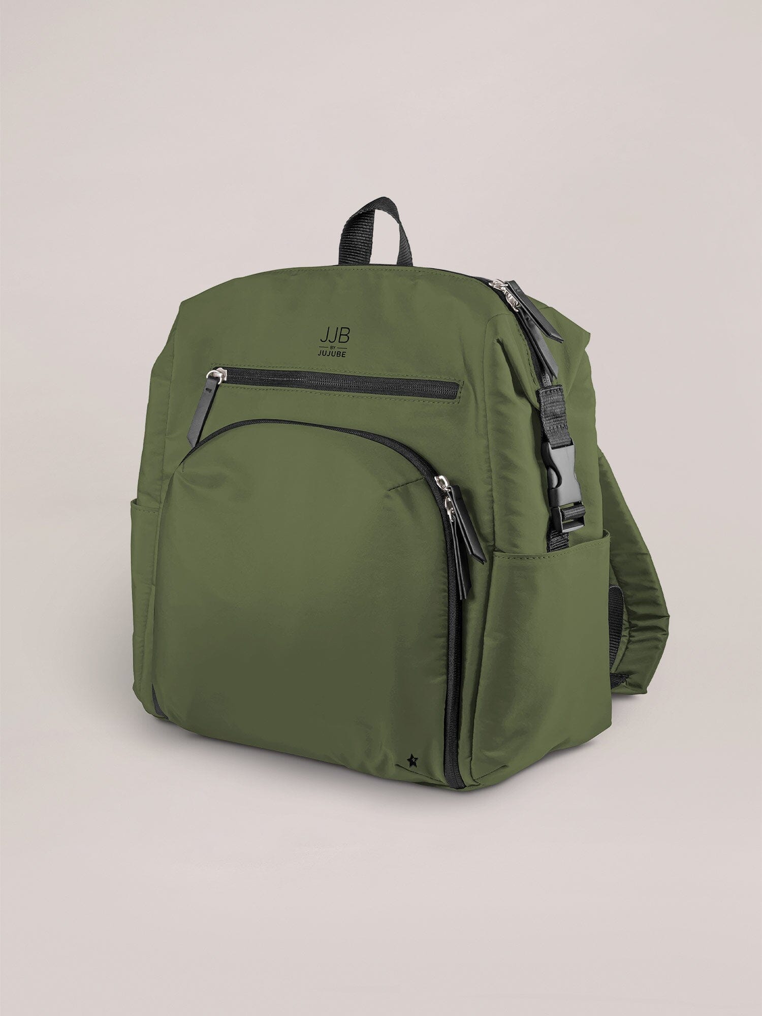 JuJuBe Modern Backpack Diaper Bag - Olive- Strolleria