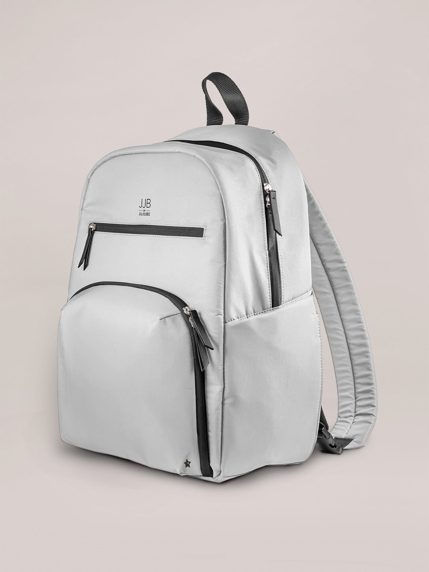 JuJuBe Deluxe Backpack Diaper Bag - Grey- Strolleria