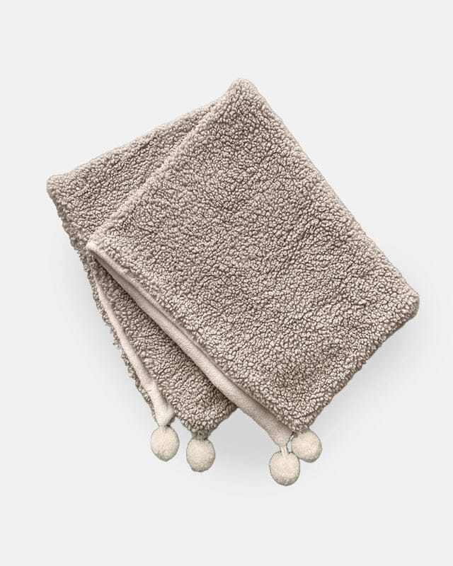 7AM Enfant Teddy Blanket - Oatmeal