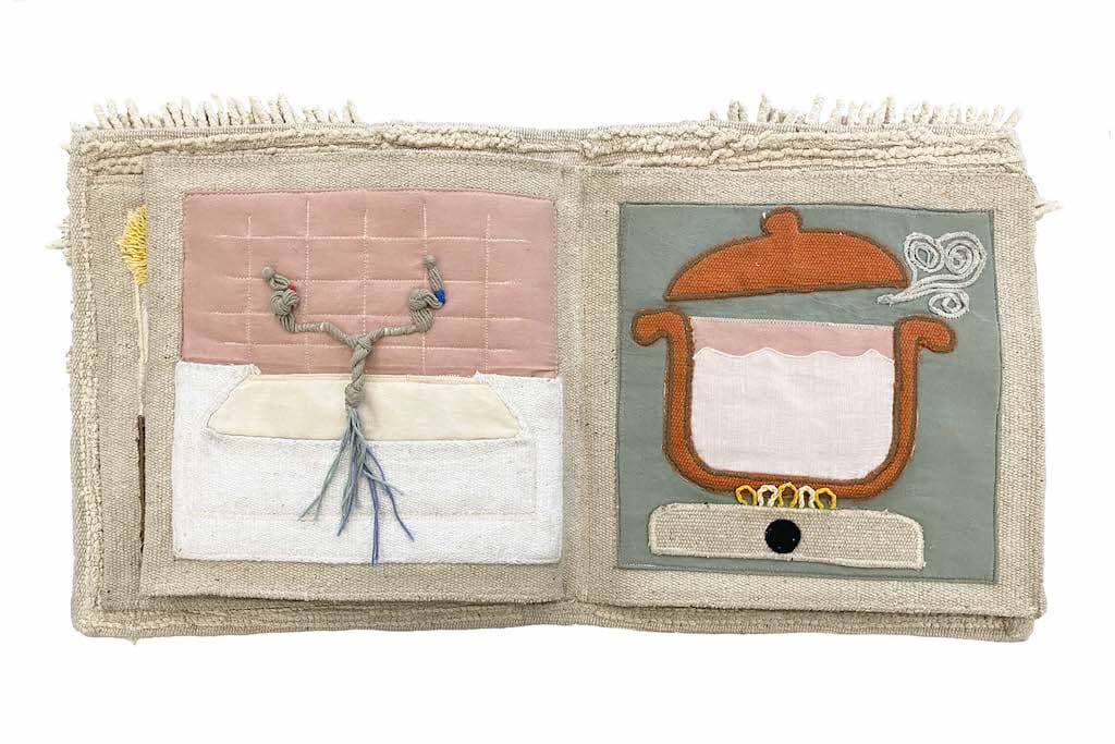 Lorena Canals x Oli&Carol Textile Book - "Cool Kids Eat Healthy"- Strolleria
