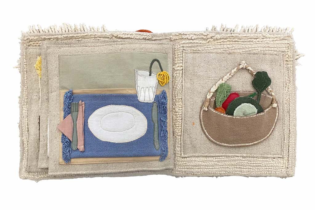 Lorena Canals x Oli&Carol Textile Book - "Cool Kids Eat Healthy"- Strolleria