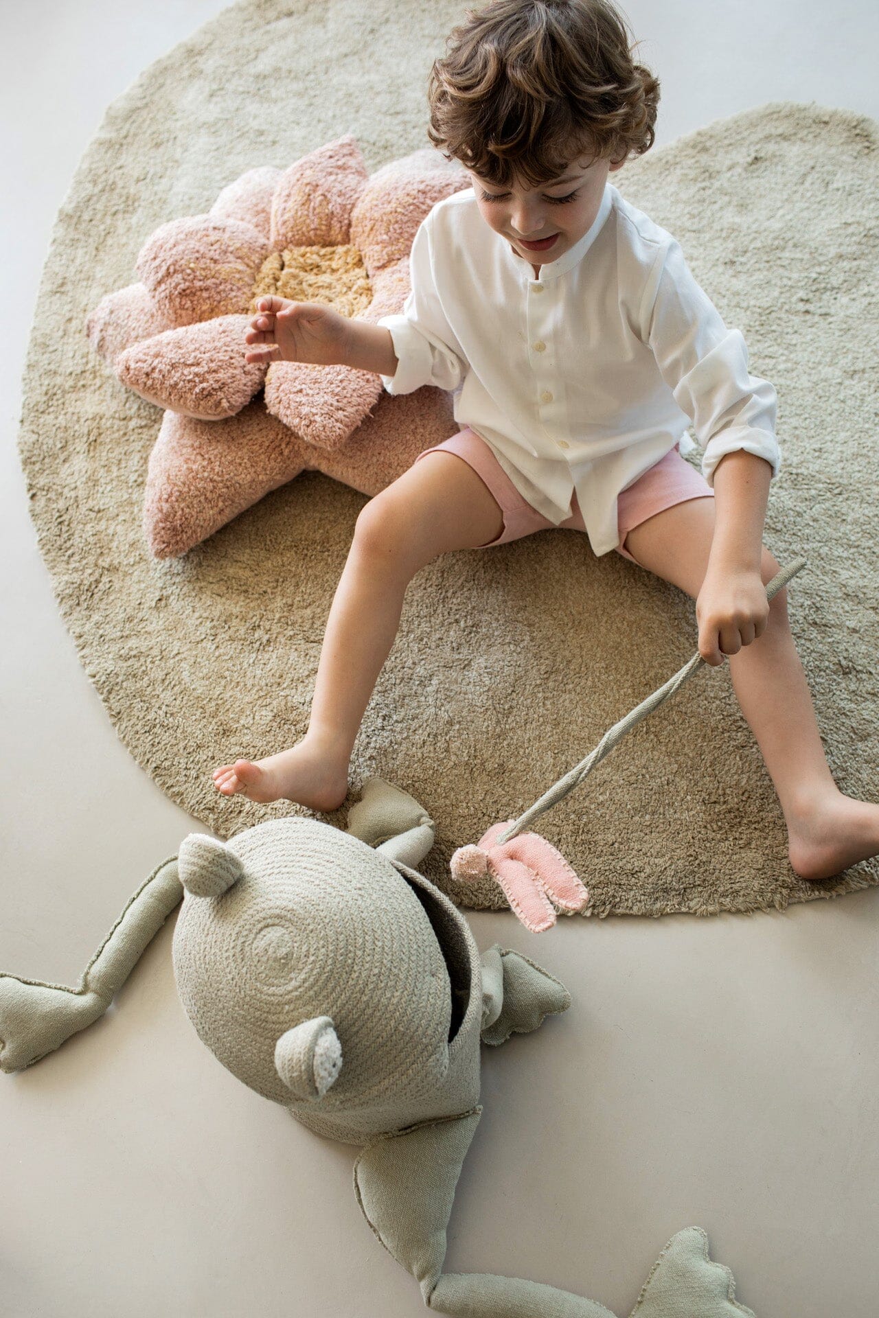 Lorena Canals Basket - Fred the Frog- Strolleria
