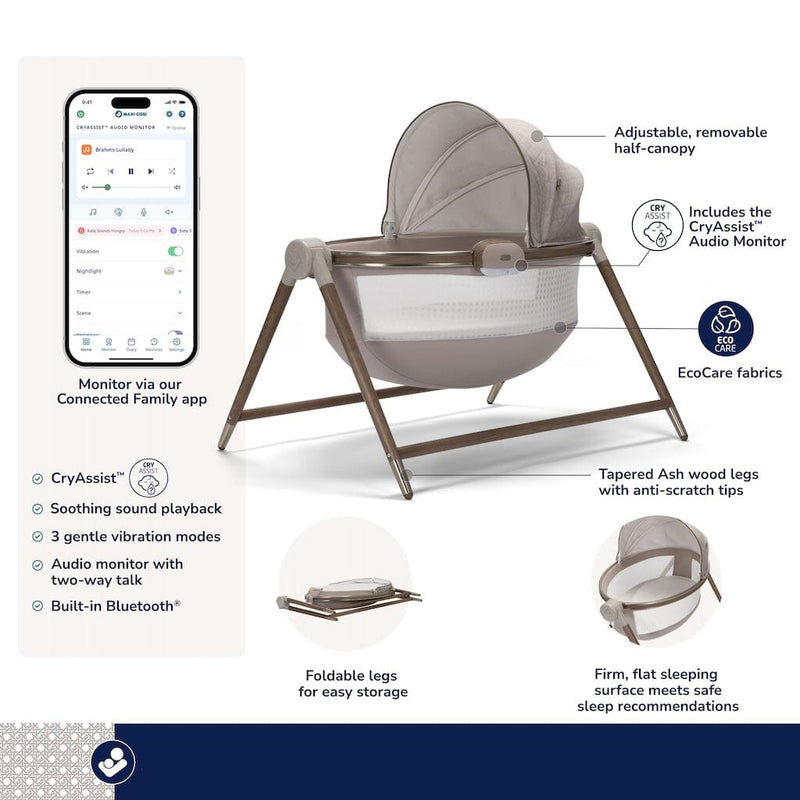 Maxi-Cosi Sibia Bassinet - Kindred Collection