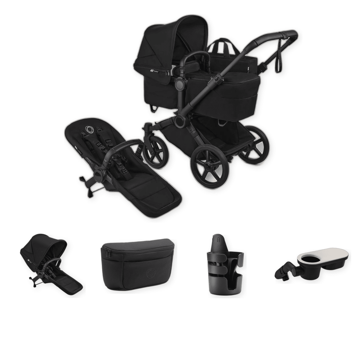 Bugaboo Donkey 6 Double Stroller Essentials Bundle