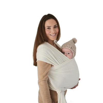 Mushie Baby Wrap Ivory