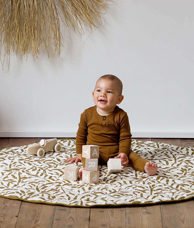 Toddlekind USA Snuggle Mat In Leaves - Sand Castle