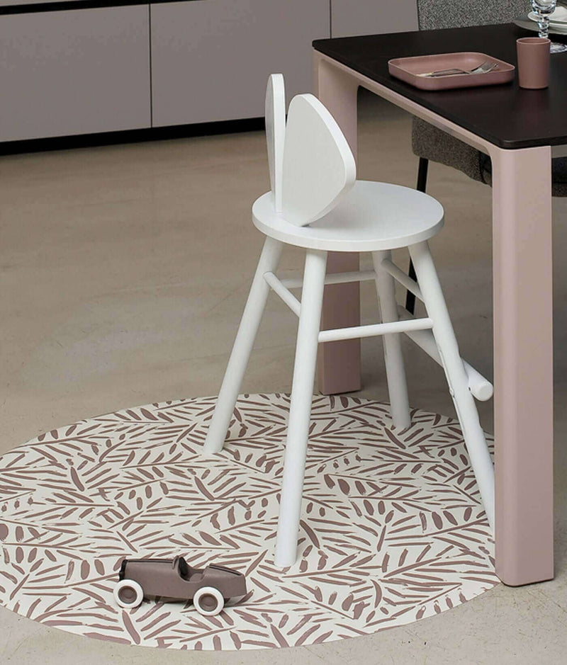 Toddlekind USA Splat Mat | Ocean Leaves - Tan