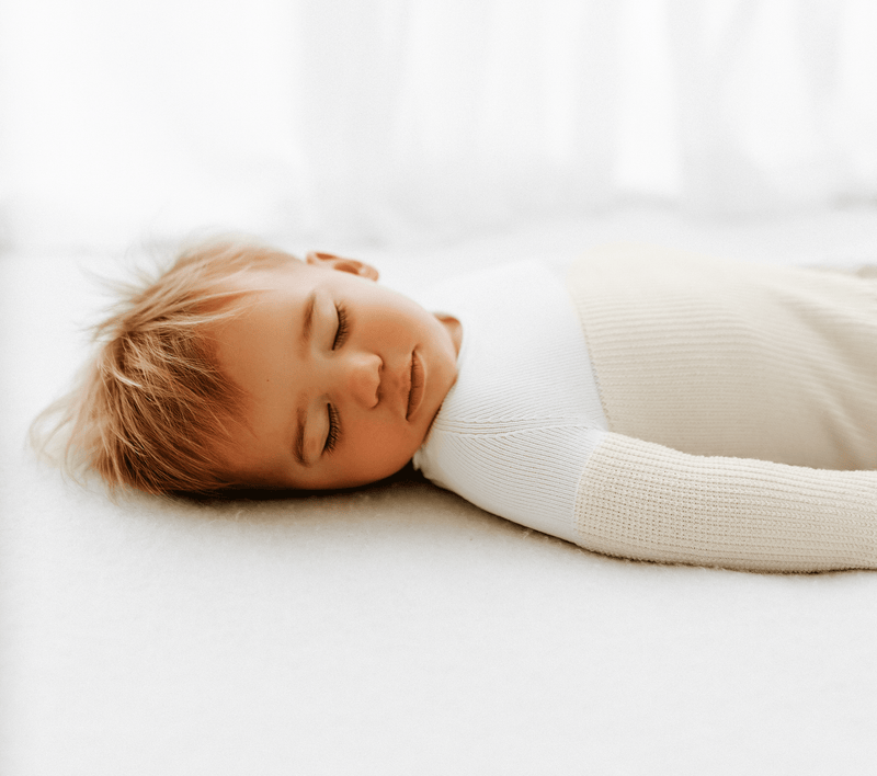 Swaddelini Bamboo Blend Beige Arms Out™ Long Sleeve Sleep Sack