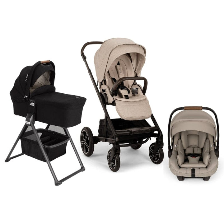 Nuna MIXX Next Bundle Stroller Bassinet and PIPA aire RX Infant Car