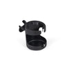 Black Silver Cross Breez Cup Holder - Angled View | Strolleria